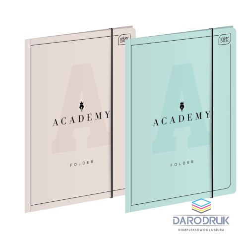 Interdruk Teczka kartonowa na gumkę ACADEMY A4+ mix Interdruk (TEGUFACADEP)