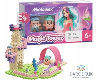 Marioinex Klocki konstrukcyjne Mini Waffle 80 elementów Magiczna Wieża Marioinex