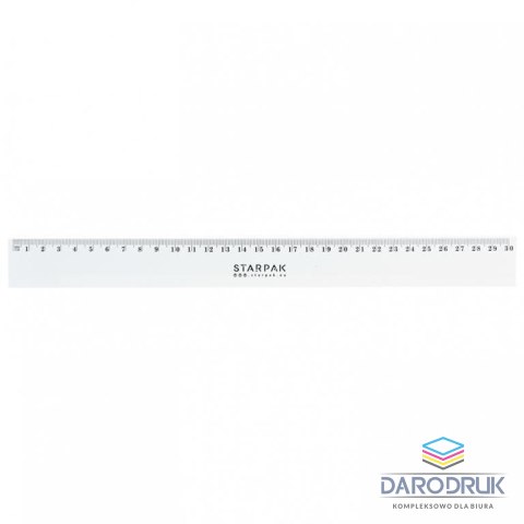 Starpak Linijka plastik 30cm Starpak (472865)