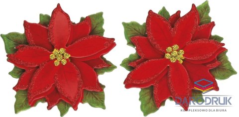 Titanum Naklejka (nalepka) Craft-Fun Series papierowa 3D poinsecje Titanum (25YQ0513-9)