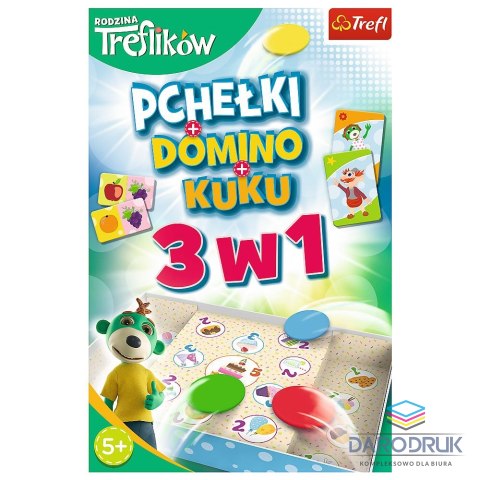 Trefl Gra strategiczna Rodzina Treflików 3w1 3w1 Trefl (01921)