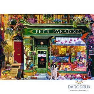 Trefl Puzzle Premium Plus Raj dla zwierząt 1000 el. Trefl (10841)