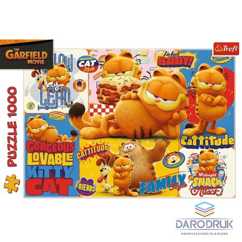 Trefl Puzzle Przygody Garfilda 1000 el. Trefl (10935)