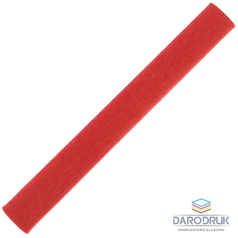 Tymos Bibuła marszczona marszczona 107 czerwona 500mm x 2000mm Tymos