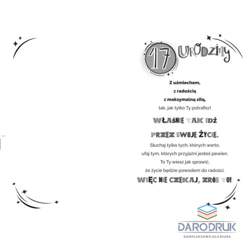 Ab Card Kartka składana [mm:] 130x205 Ab Card (AB)