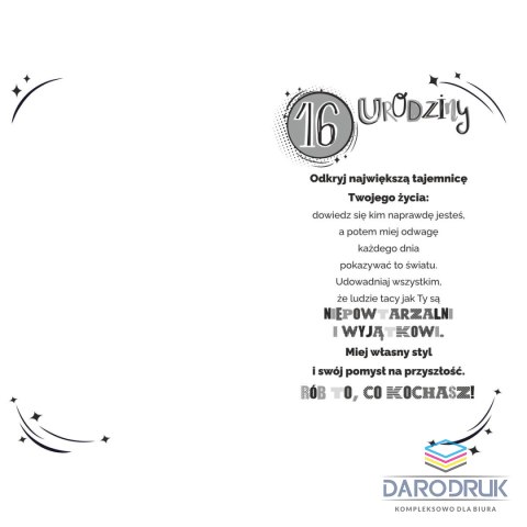 Ab Card Kartka składana [mm:] 130x205 Ab Card (AB)