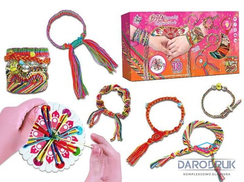 Adar Bransoletka zestaw do tworzenia bransoletek sznurkowych, z koralikami Adar (623224)