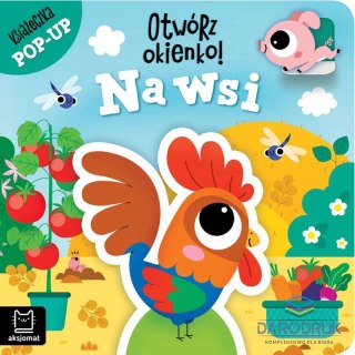 Aksjomat Książka dla dzieci Otwórz okienko! Na wsi. Książeczka pop-up Aksjomat