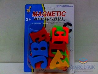 Dromader Klocki magnetyczne literki magnetyczne na blistrze Dromader (130-02690)