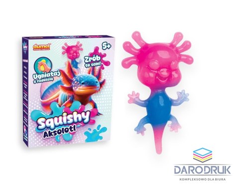 Dumel Zestaw kreatywny dla dzieci SQUISHY-AKSOLOTL Dumel (DD30603)