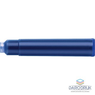 Faber Castell Naboje krótkie niebieski ciemny Faber Castell (185506)