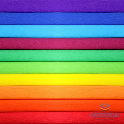 Fun&Joy Bibuła marszczona Spectrum mix 500mm x 2000mm Fun&Joy