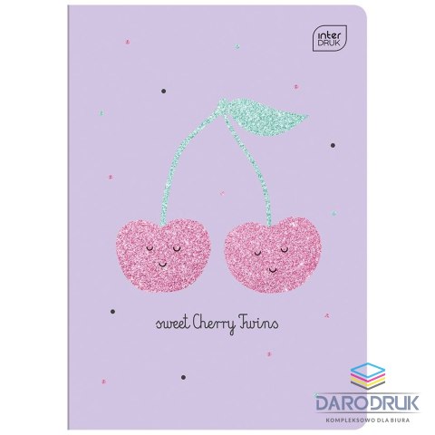 Interdruk Zeszyt A5 GLITTER 16k. 70g linia Interdruk (ZE16K=GLI)