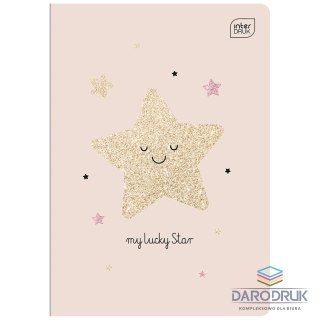Interdruk Zeszyt A5 GLITTER 16k. 70g linia Interdruk (ZE16K=GLI)