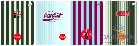 Interdruk Zeszyt A5 SOFT TOUCH COCA COLA 80k. 70g krata Interdruk