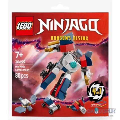 Lego Klocki konstrukcyjne Ninjago Wielofunkcyjny minimech ninja Lego (30699)