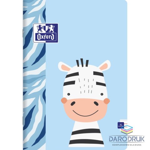 Oxford Zeszyt A5 kids 16k. 90g podwójna linia kolor Oxford (400170239)