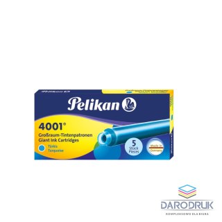 Pelikan Naboje długie GTP/5 310656 turkusowy Pelikan (300004110)
