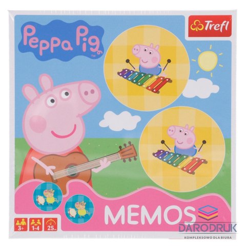 Trefl Gra logiczna Memos Świnka Peppa Trefl (01893)