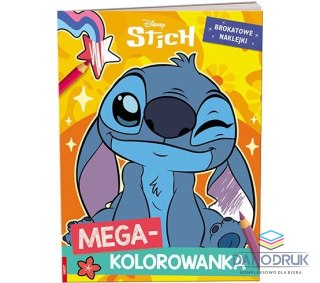 Ameet Książka dla dzieci Stich. Megakolorowanka. Brokatowe naklejki Ameet (KOLB 9101)