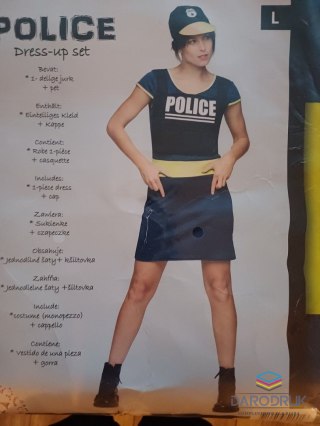 Bemag Kostium dla dorosłych, policja rozmiar L Bemag
