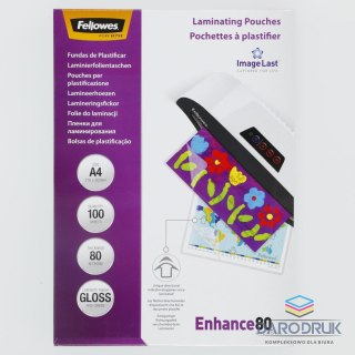Fellowes Folia do laminowania A4 przezroczysty 80mic. Fellowes
