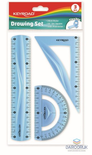 Keyroad Komplet geometryczny elastyczny 3 el. Keyroad (KR970858)