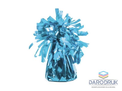 Partydeco Ciężarek do balonów foliowy, k. błękitny Partydeco (CZ1-011)