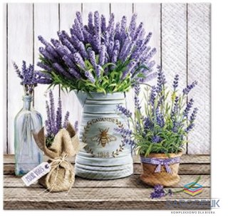Paw Serwetki Lavender in Bucket mix bibuła [mm:] 150x150 Paw (SDC122500)