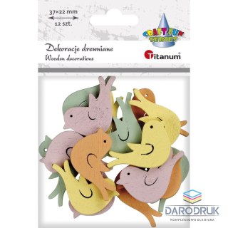 Titanum Ozdoba drewniana Craft-Fun Series ptaszki Titanum (191005)