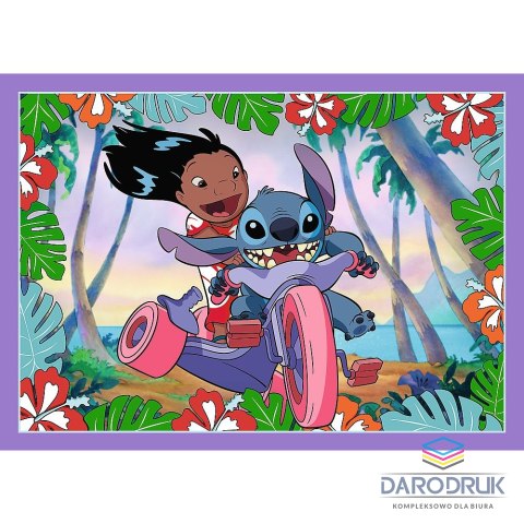 Trefl Puzzle Lilo&stitch 4w1 el. Trefl (34633)