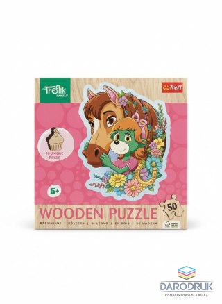 Trefl Puzzle Wesoła Rodzina Treflików 50 el. Trefl (20259)
