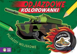 Zielona Sowa Książeczka edukacyjna Pojazdy wojskowe Zielona Sowa