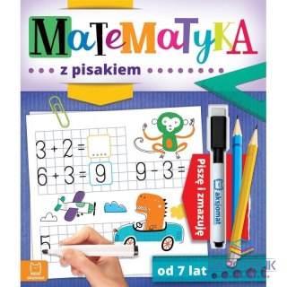 Aksjomat Książeczka edukacyjna Matematyka z pisakiem. Piszę i zmazuję od 7 lat Aksjomat