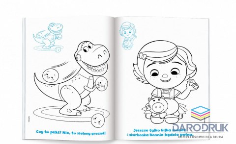 Ameet Książka dla dzieci Disney Maluch Naklejam i Koloruję Ameet (Nak-9203)