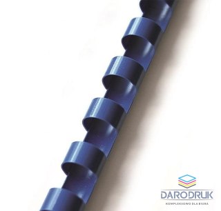 Argo Grzbiety do bindowania plastikowe 22 mm niebieskie (405223)