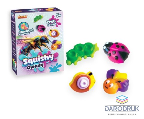Dumel Zestaw kreatywny dla dzieci SQUISHY-OWADY Dumel (DD30609)
