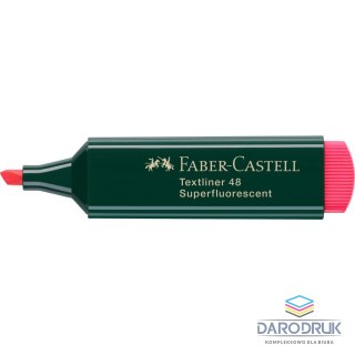 Faber Castell Zakreślacz 48 Faber-Castell 1-5mm czerwony
