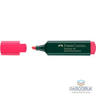 Faber Castell Zakreślacz 48 Faber-Castell 1-5mm czerwony