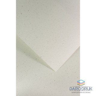 Galeria Papieru Papier ozdobny (wizytówkowy) A4 terrazo biały biały 220g Galeria Papieru (205501)
