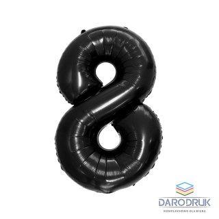 Godan Balon foliowy balon foliowy czarny cyfra 8 34cal Godan (FG-C85cz8)