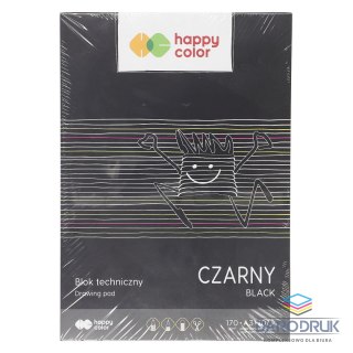 Happy Color Blok techniczny A3 czarny 170g 10k Happy Color (HA 3717 3040-9)