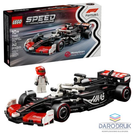 Lego Klocki konstrukcyjne Speed Champions Bolid F1® MoneyGram Haas Team VF-24 Lego (77250)