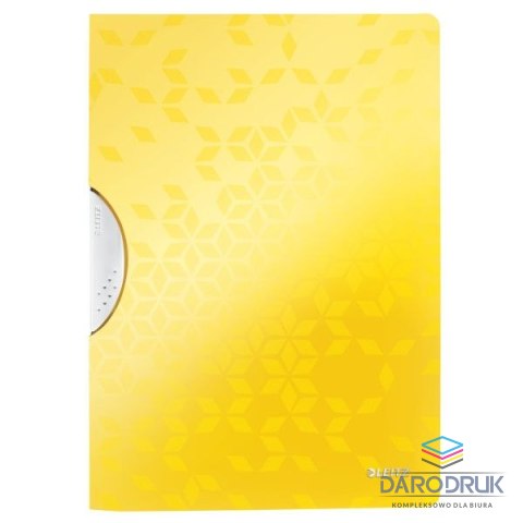 Leitz Skoroszyt A4 Wow ColorClip żółty PVC PCW Leitz (41850016)