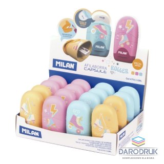 Milan Temperówko-gumka Capsule Roller Milan (4701116RL)