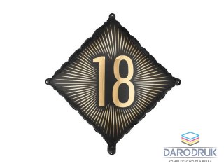 Partydeco Balon foliowy 18, 46x46 cm Partydeco (FB362-18)