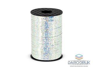 Partydeco Wstążka 5x225 [mm x m] srebrna Partydeco (PRH5-018)