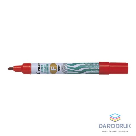 Pilot Marker permanentny wkład czerwony 1,0mm okrągła końcówka Pilot (SCA-F-R)
