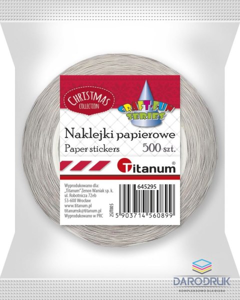 Titanum Naklejka (nalepka) Craft-Fun Series Xmass naklejki na rolce Titanum (25JT005)