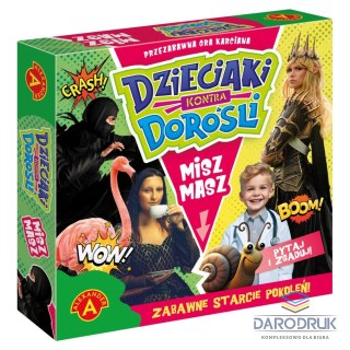 Alexander Gra planszowa MISZ MASZ DZIECIAKI KONTRA DOROŚLI Alexander